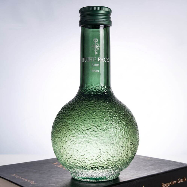 Einzigartige Kieselble - wie Muster 400 ml Flaschenflasche Flasche