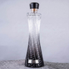 Twisted Oval Tailled Clear Glass Flasche 500 ml Gro&szlig;handel
